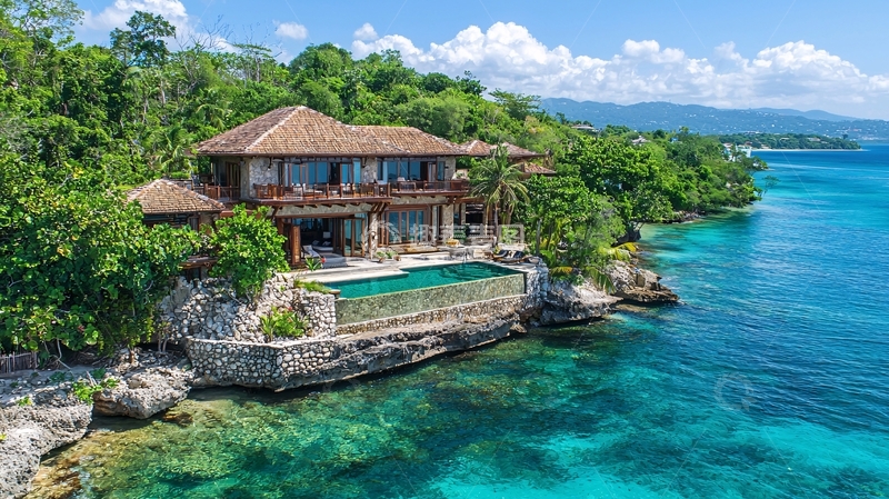 高清大图下载【趣麦麦图】海边别墅景观