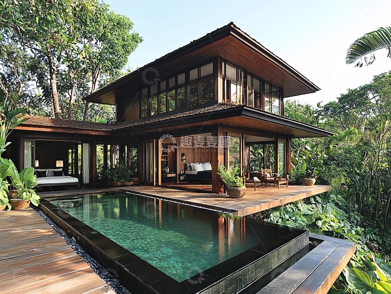 高清大图下载【趣麦麦图】现代风格别墅