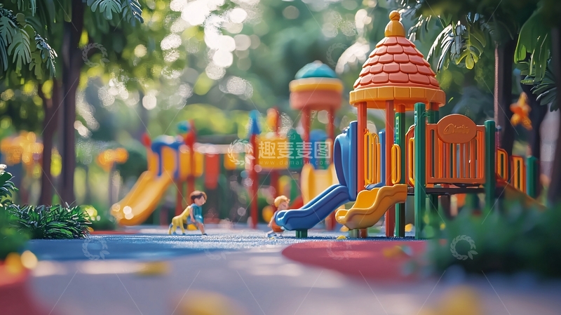 高清大图下载【趣麦麦图】儿童乐园