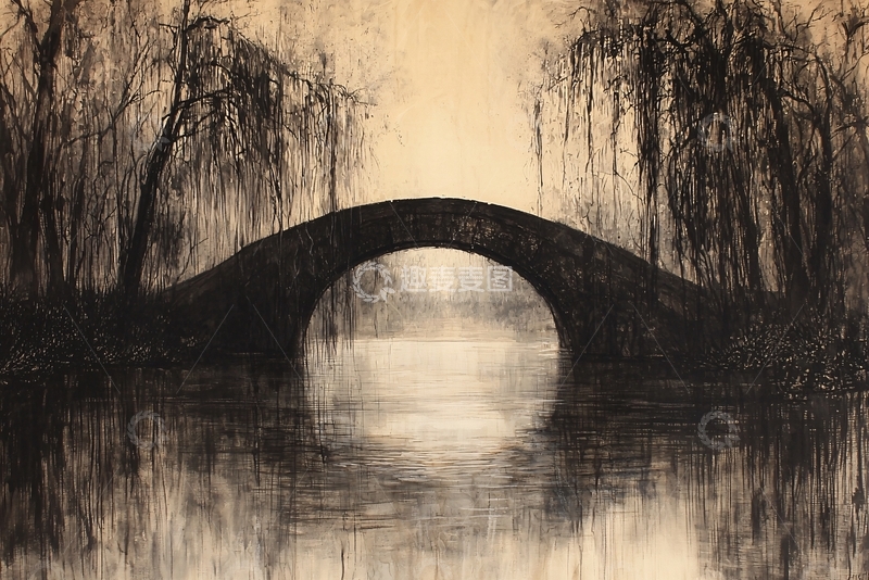 高清大图下载【趣麦麦图】古桥