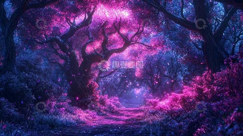 高清大图下载【趣麦麦图】梦幻森林