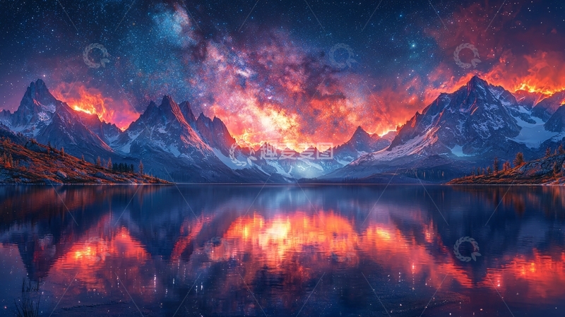 高清大图下载【趣麦麦图】火焰山脉