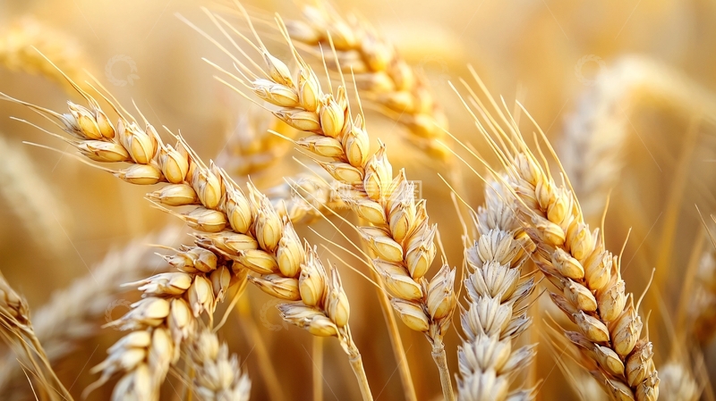 高清大图下载【趣麦麦图】金黄麦穗特写