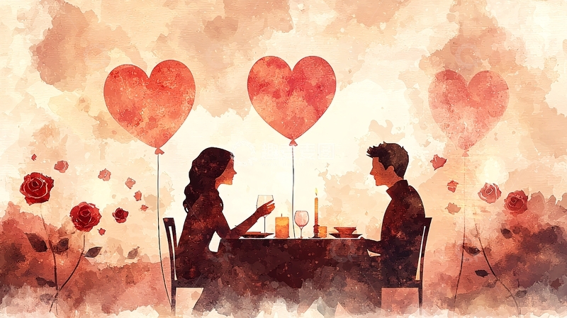 高清大图下载【趣麦麦图】水彩画