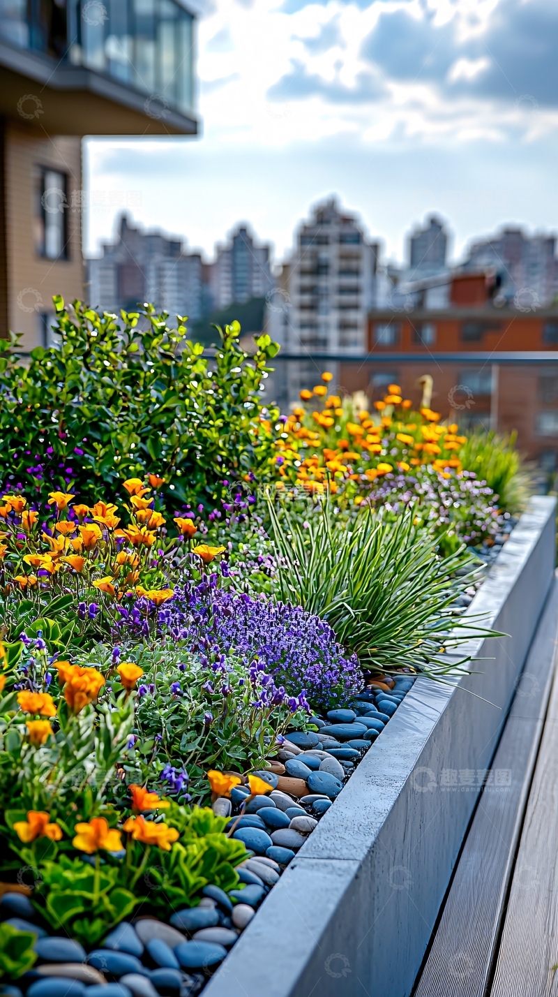 高清大图下载【趣麦麦图】屋顶花园景观设计