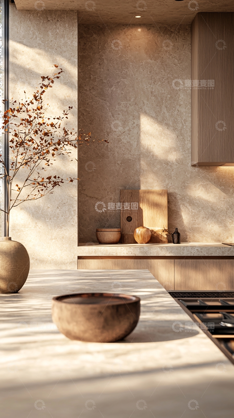 高清大图下载【趣麦麦图】极简轻奢厨房设计