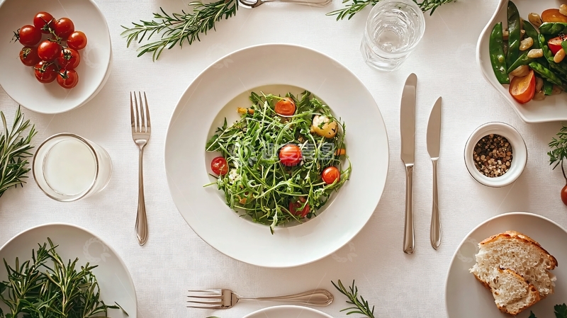 高清大图下载【趣麦麦图】健康美食摆盘