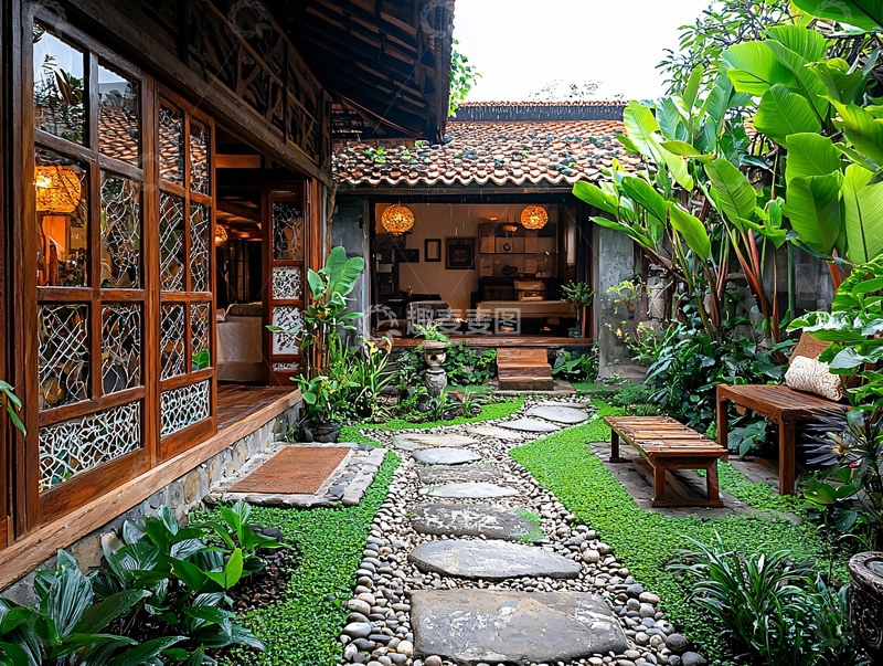 高清大图下载【趣麦麦图】庭院设计
