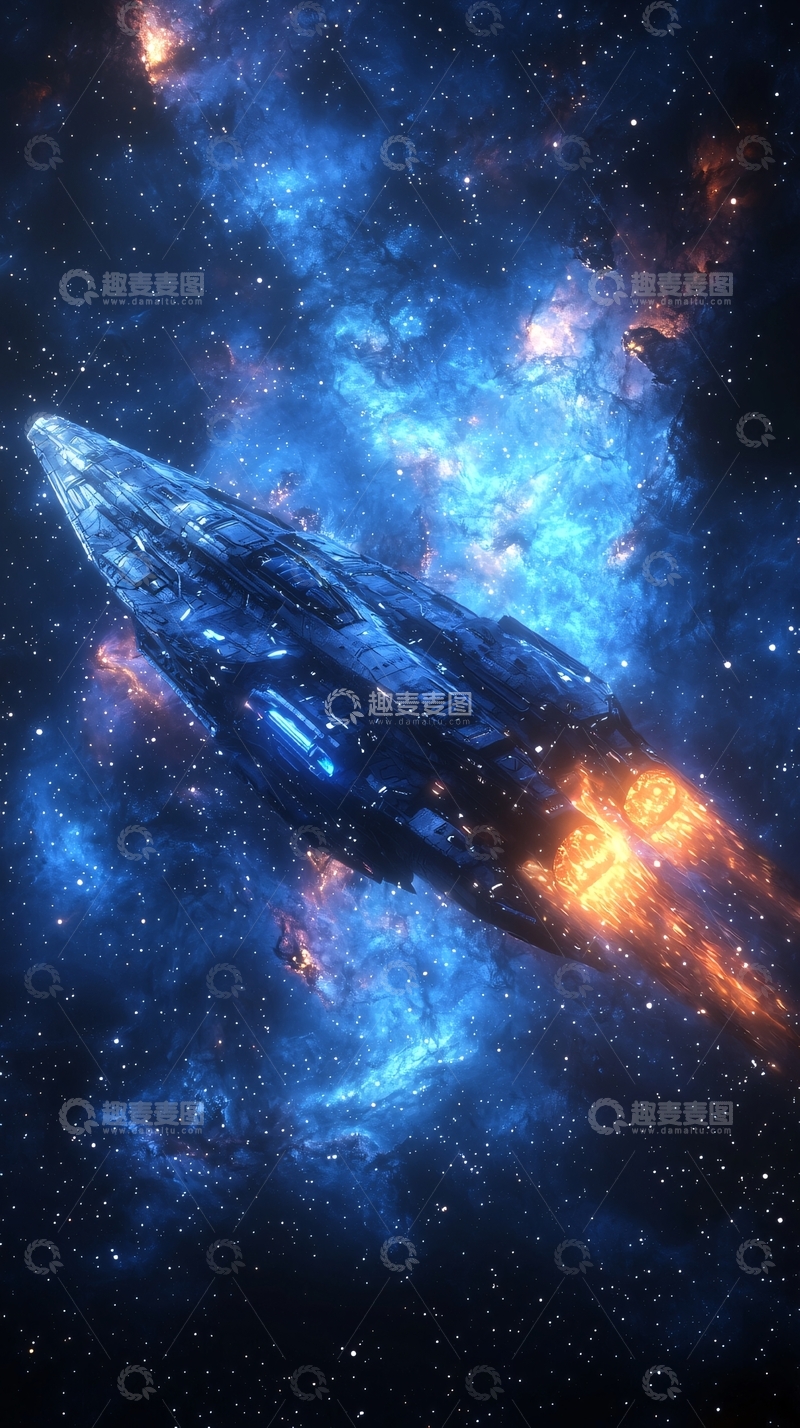 高清大图下载【趣麦麦图】宇宙飞船