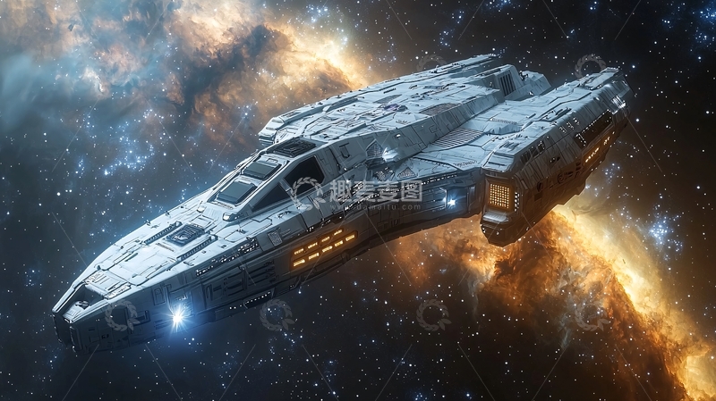 高清大图下载【趣麦麦图】宇宙飞船