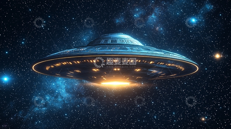 高清大图下载【趣麦麦图】宇宙飞船