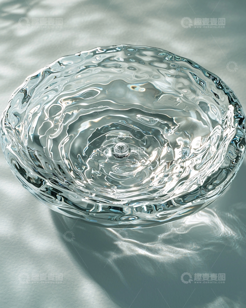 高清大图下载【趣麦麦图】水滴涟漪高清图片
