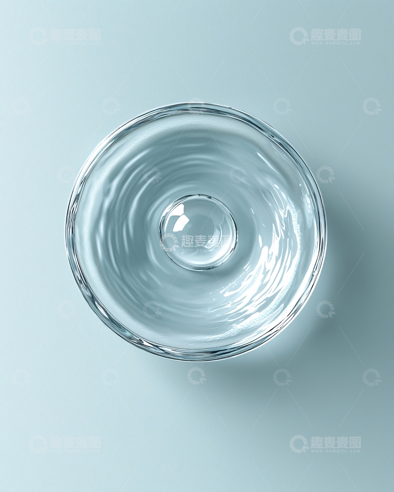 高清大图下载【趣麦麦图】水滴入碗中