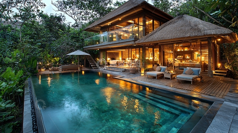 高清大图下载【趣麦麦图】巴厘岛私人别墅
