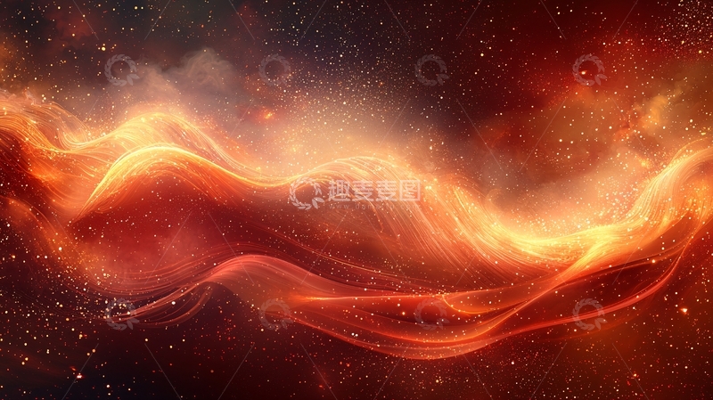 高清大图下载【趣麦麦图】宇宙星云火焰