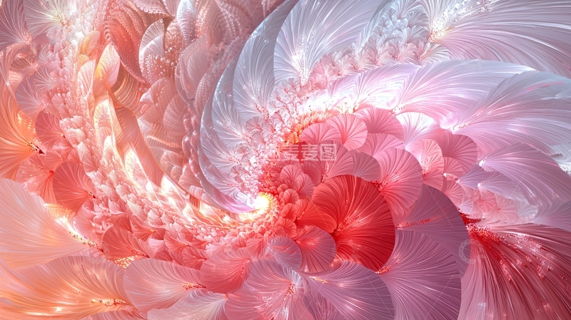 高清大图下载【趣麦麦图】粉色梦幻螺旋