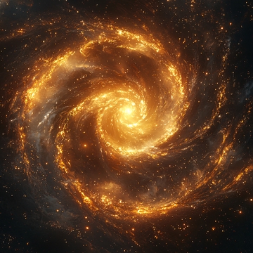 金色旋涡星系