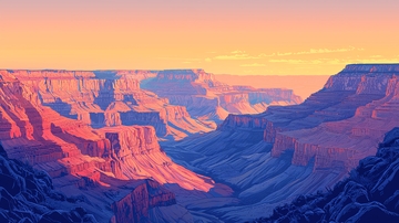 大峡谷日落景色