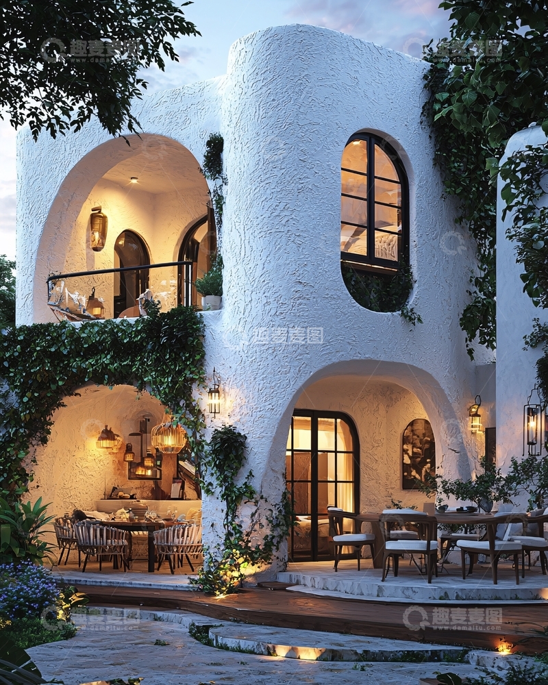 高清大图下载【趣麦麦图】白色建筑