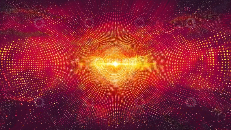 高清大图下载【趣麦麦图】红色宇宙能量中心