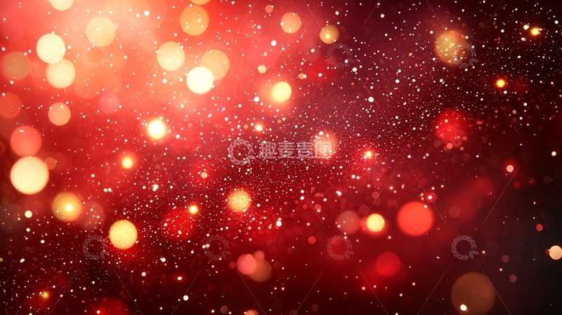 高清大图下载【趣麦麦图】红色背景