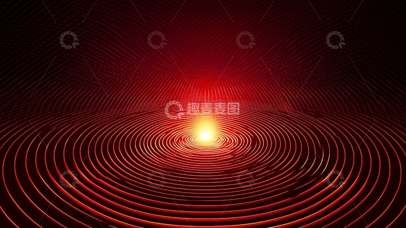 高清大图下载【趣麦麦图】红色能量环