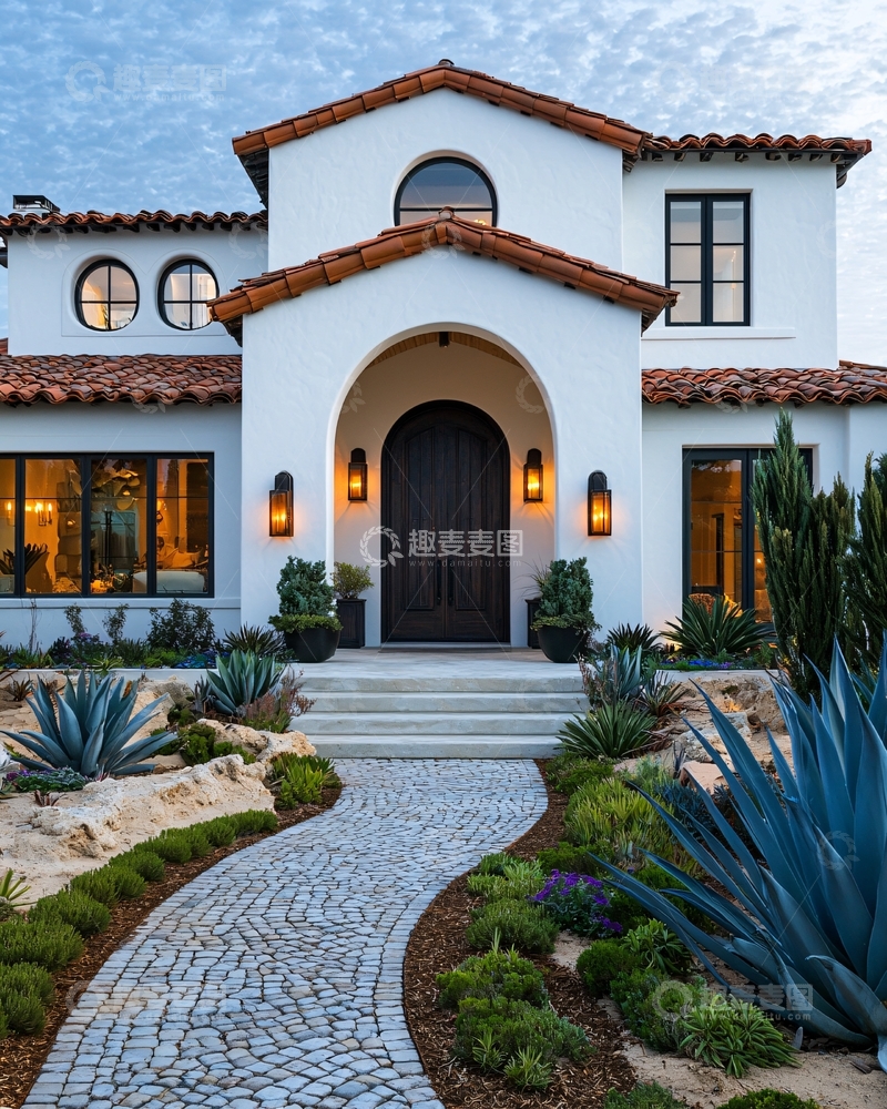 高清大图下载【趣麦麦图】西班牙风格别墅2