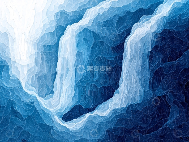 高清大图下载【趣麦麦图】抽象蓝色纹理