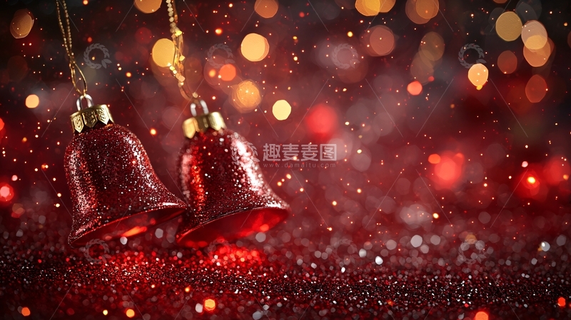 高清大图下载【趣麦麦图】红色铃铛