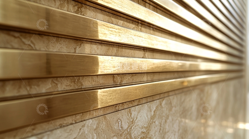 高清大图下载【趣麦麦图】金色线条瓷砖