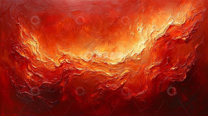 高清大图下载【趣麦麦图】抽象火焰