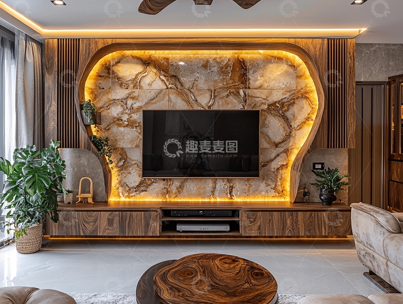 高清大图下载【趣麦麦图】电视背景墙设计