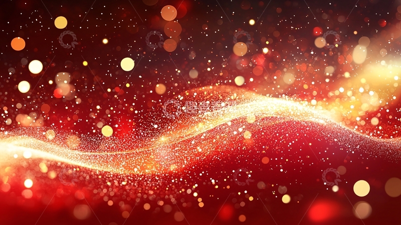 高清大图下载【趣麦麦图】红色光效