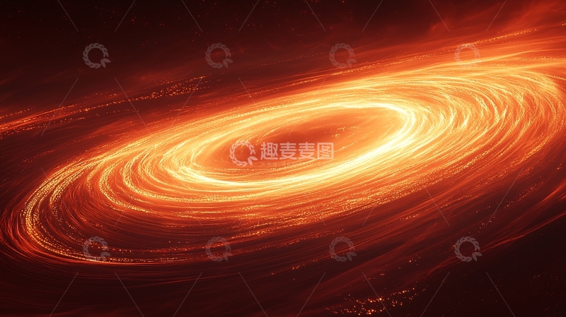 高清大图下载【趣麦麦图】燃烧的宇宙漩涡