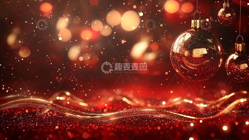 高清大图下载【趣麦麦图】红酒圣诞节背景