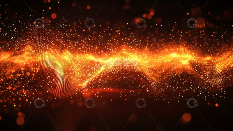 高清大图下载【趣麦麦图】火焰粒子流