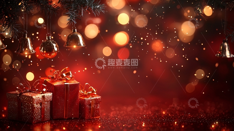 高清大图下载【趣麦麦图】圣诞节礼物