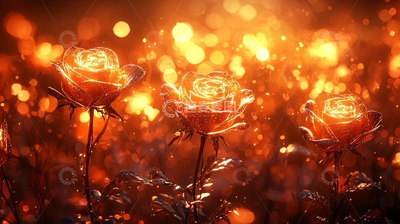 高清大图下载【趣麦麦图】燃烧玫瑰