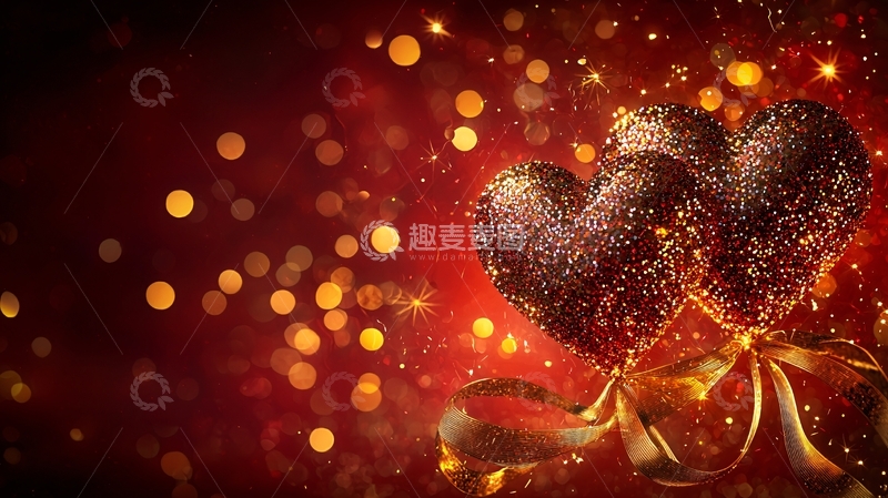 高清大图下载【趣麦麦图】情人节巧克力爱心