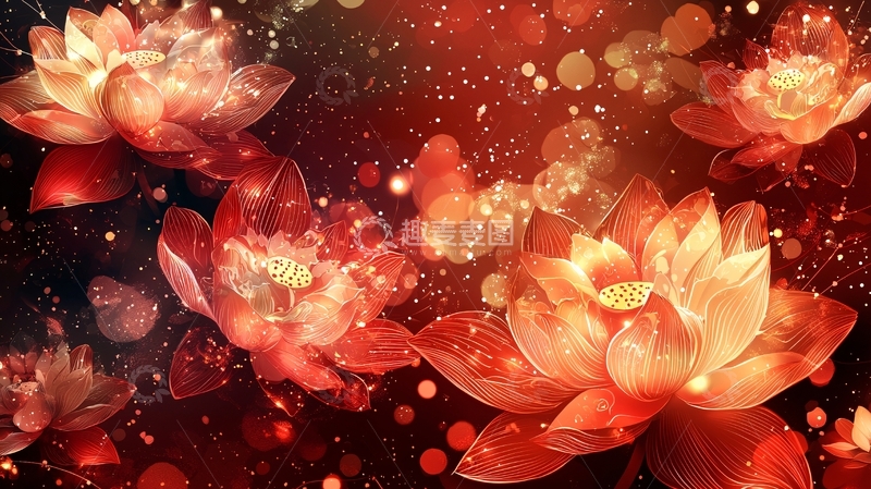 高清大图下载【趣麦麦图】红莲
