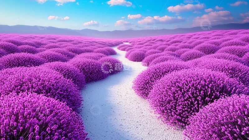 高清大图下载【趣麦麦图】薰衣草田