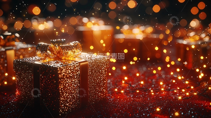 高清大图下载【趣麦麦图】闪耀节日礼盒