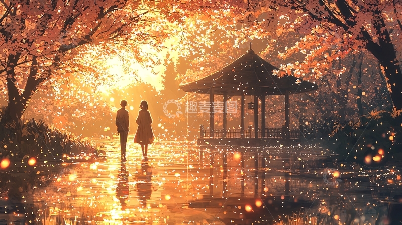 高清大图下载【趣麦麦图】唯美意境情侣图