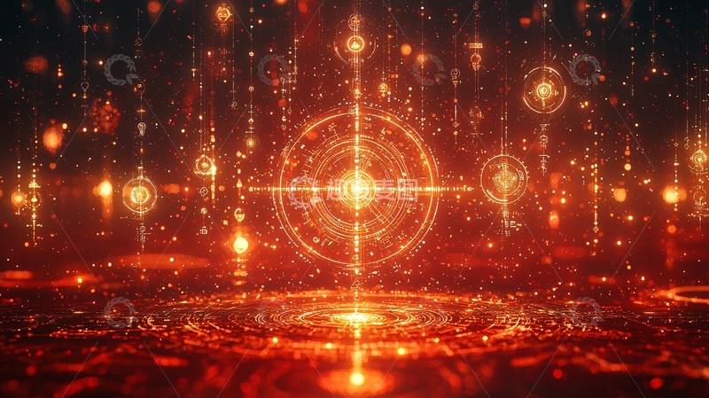 高清大图下载【趣麦麦图】燃烧的魔法阵