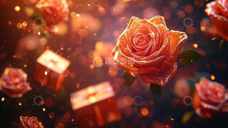 高清大图下载【趣麦麦图】燃烧的玫瑰