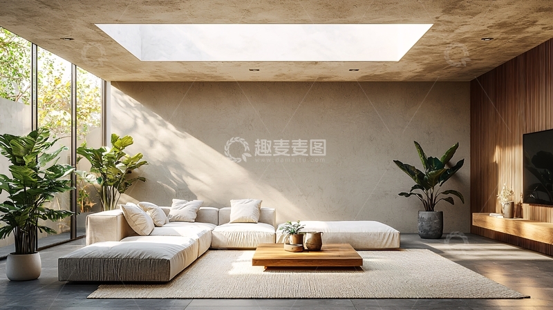 高清大图下载【趣麦麦图】现代简约客厅