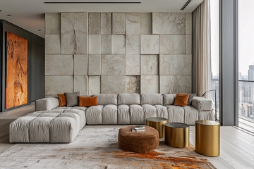 现代轻奢客厅装修