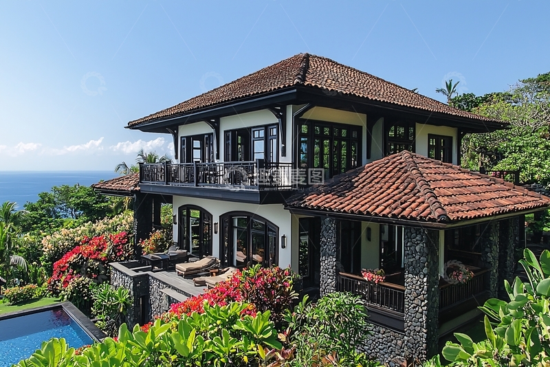 高清大图下载【趣麦麦图】海景别墅