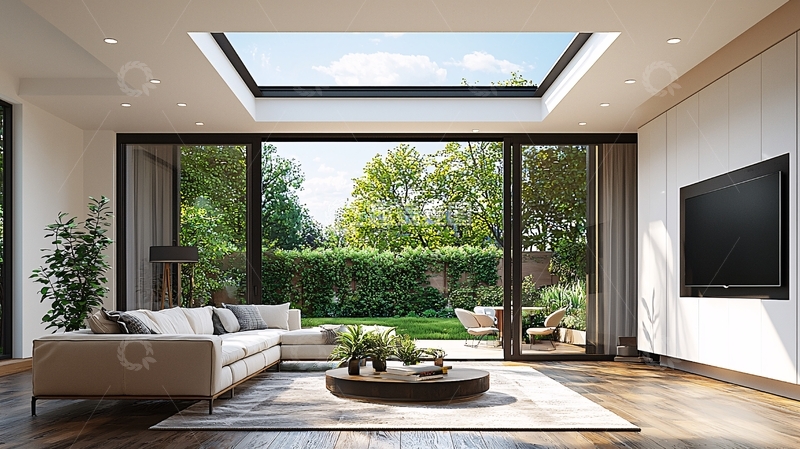 高清大图下载【趣麦麦图】现代简约客厅设计