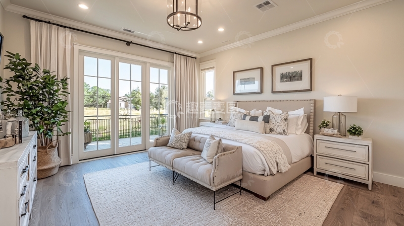 高清大图下载【趣麦麦图】现代简约卧室92